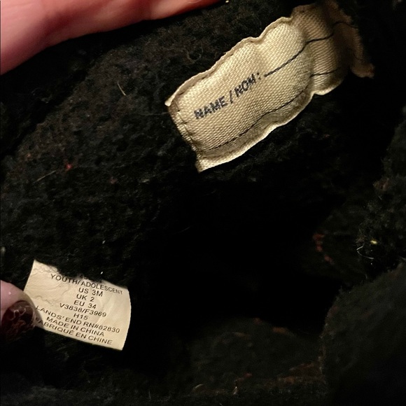 Lands End snow boots Youth size 3M - Picture 4 of 6